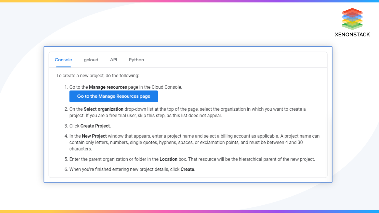 create-project-in-gcp