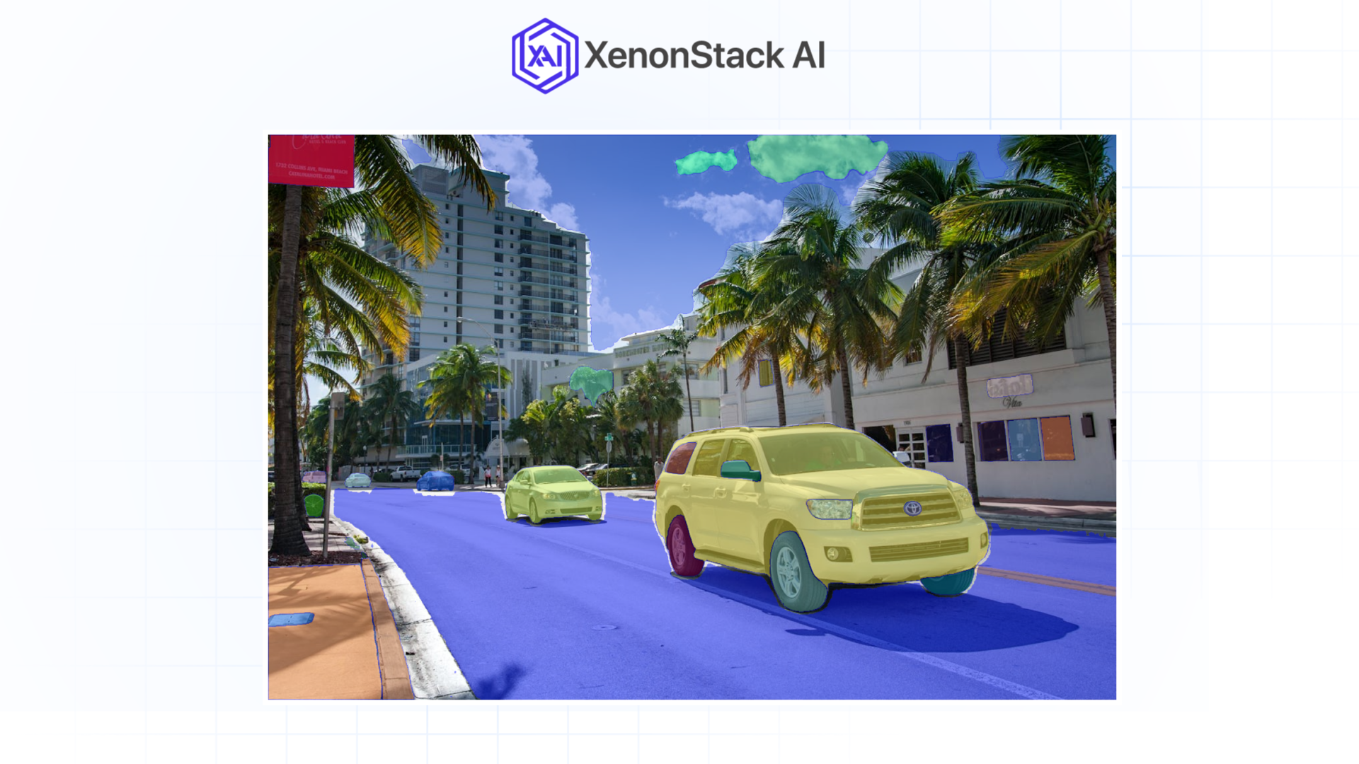 image inference result using segment anything model 