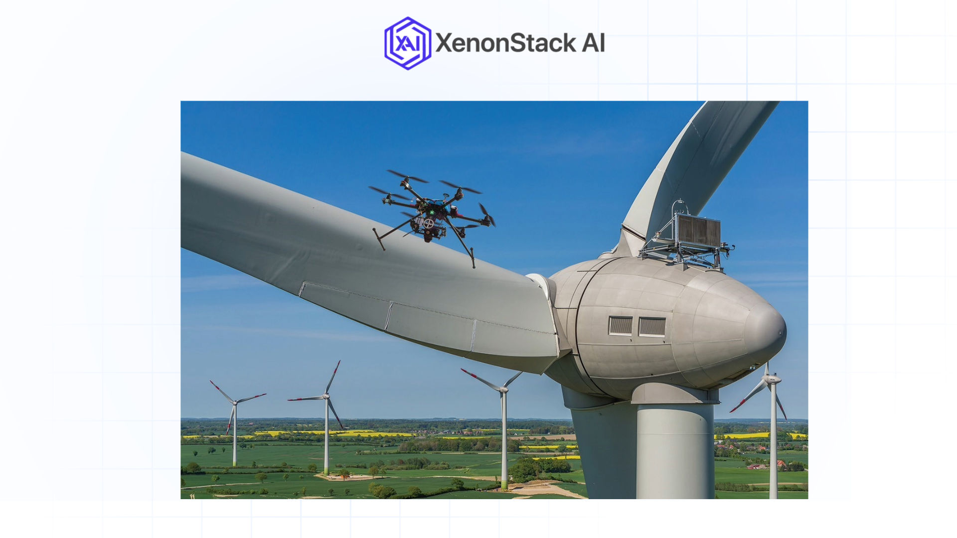in image using drone for inspection