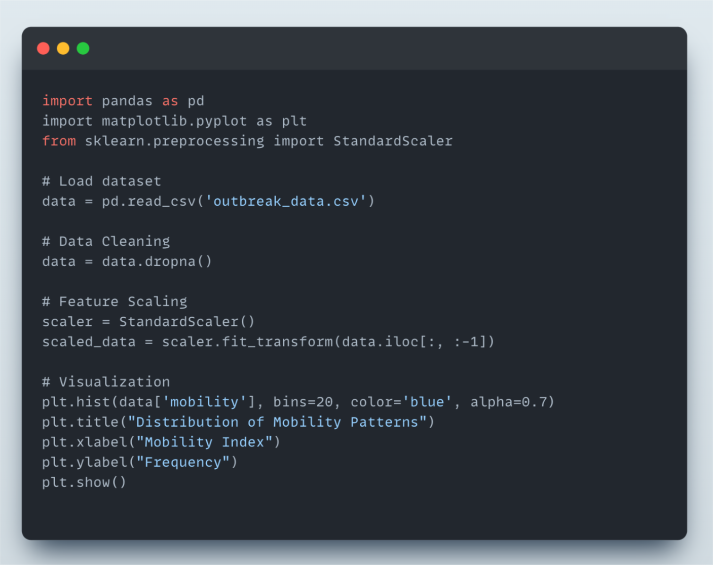 Machine Learning for Outbreak Prediction 