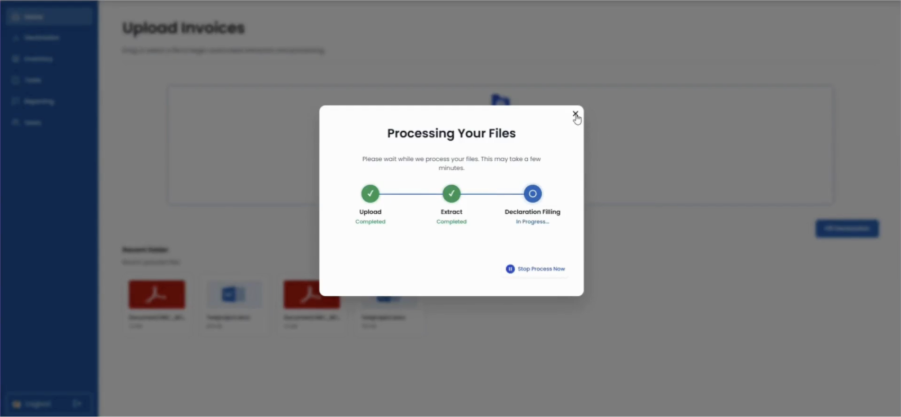 processing your files