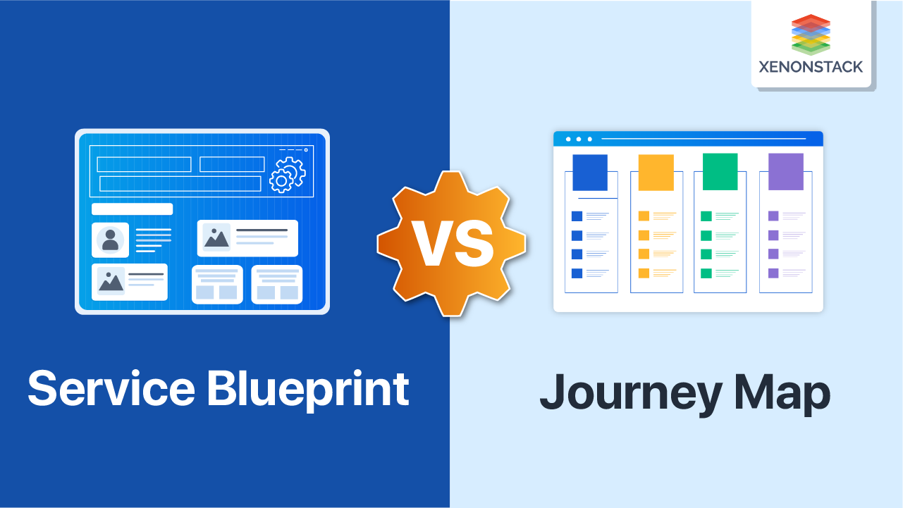 user journey map vs service blueprint