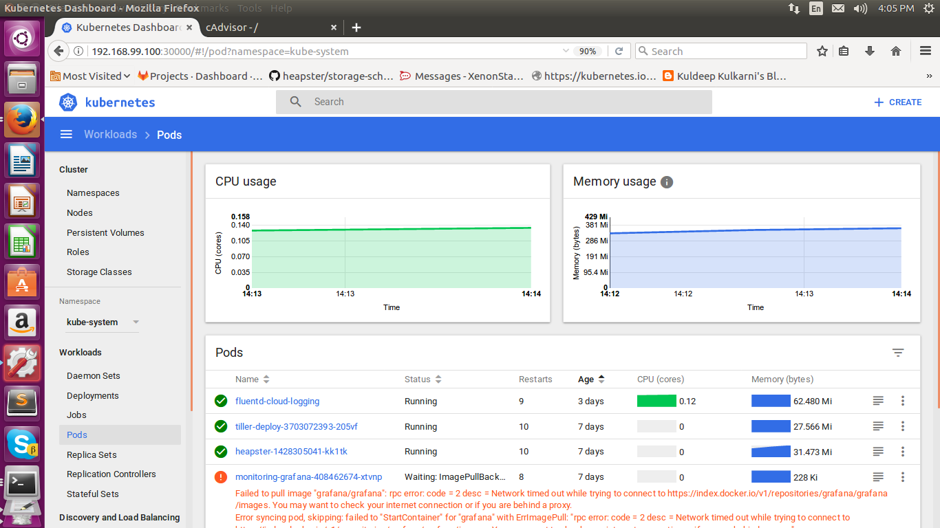 kubernetes-dashboard