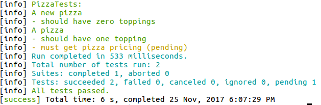 Executing SBT Run Command