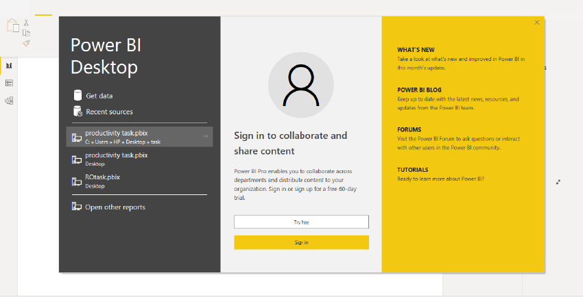 power bi installation complete